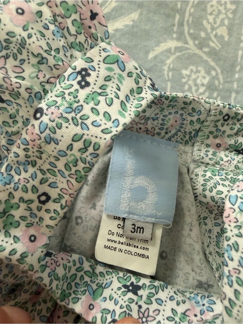 Bella Bliss Floral Ruffle Top & Bloomers in Pink and Green